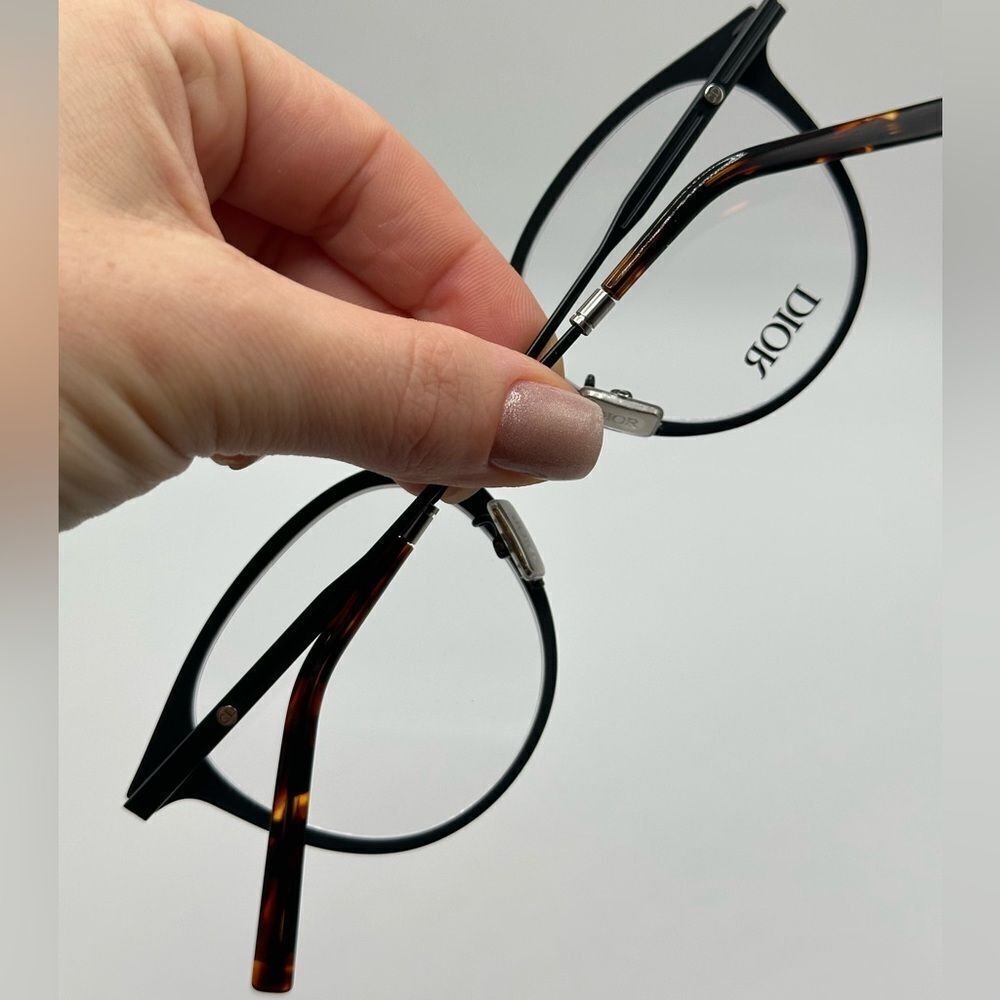 NEW Dior Eyeglasses Phantos DiorEssentialO RU 1100 DM50001U 097 Black Men - Picture 10 of 12